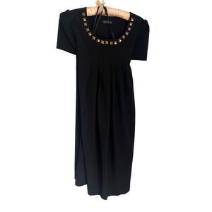 Vintage kaelyn-Max pleated studded dress size‎ small